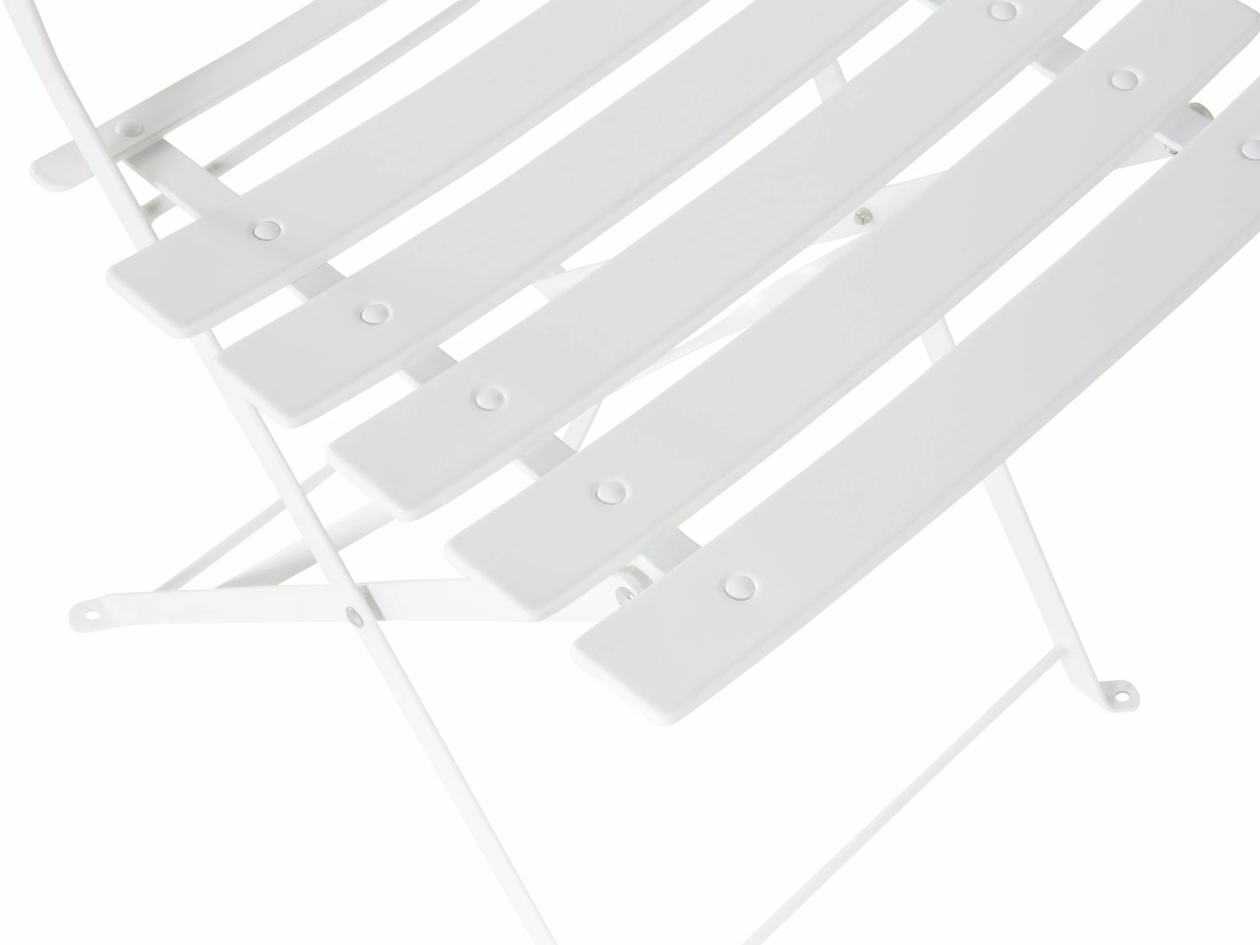 Beliani 2-istuttava Bistrosetti Teräs Valkoinen FIORI - Image 9