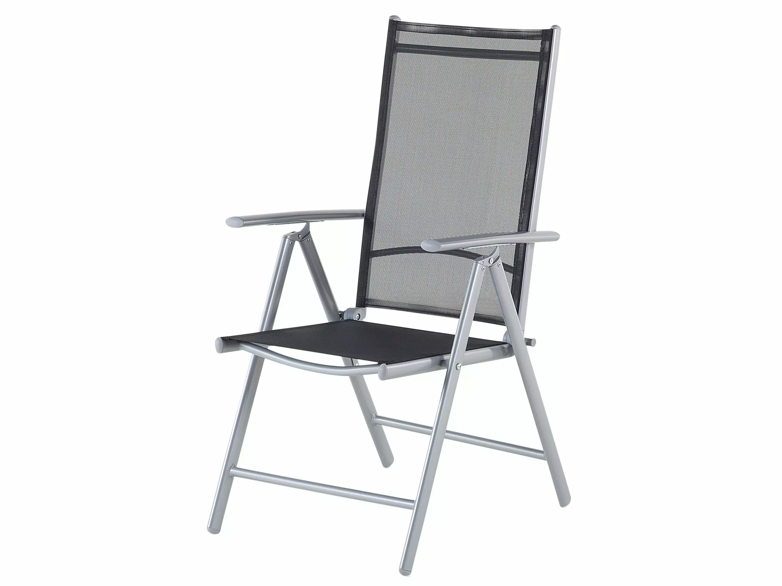 Beliani 6-istuttava Musta Alumiininen Ulkoruokailuryhmä CATANIA - Image 3