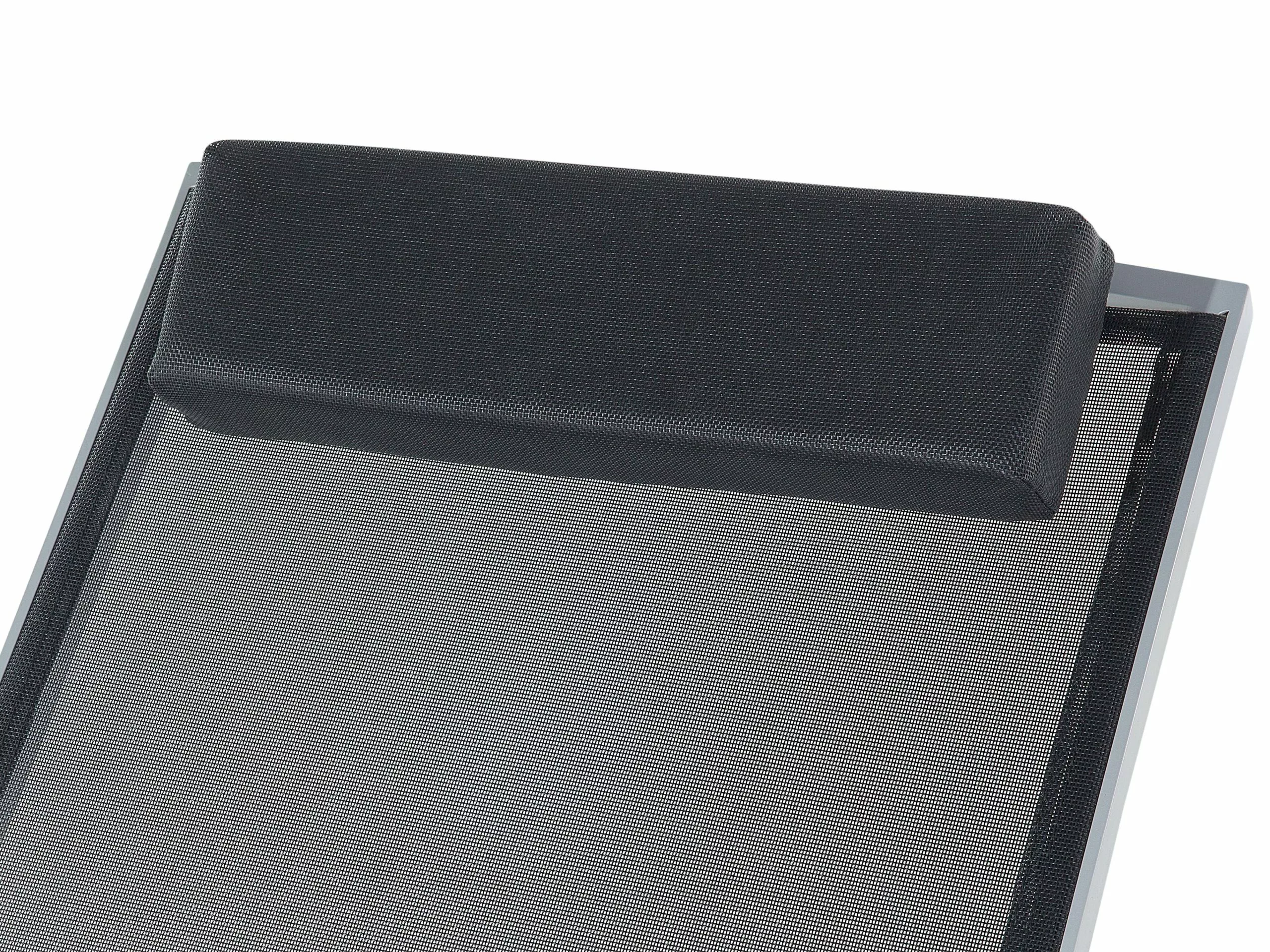 Beliani Musta Alumiininen Aurinkotuoli CATANIA II - Image 8