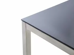 Beliani Puutarhapöytä Lasitasolla Musta 180 X 90 Cm GROSSETO -Beliani-myymälä undef src sa picid 674089 type whitesh image