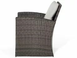 Beliani Ruskea 4-istuttava PE-rottinkinen Ulkosohvaryhmä LUCA -Beliani-myymälä undef src sa picid 674215 type whitesh image