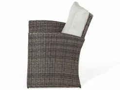 Beliani Ruskea 4-istuttava PE-rottinkinen Ulkosohvaryhmä LUCA -Beliani-myymälä undef src sa picid 674218 type whitesh image