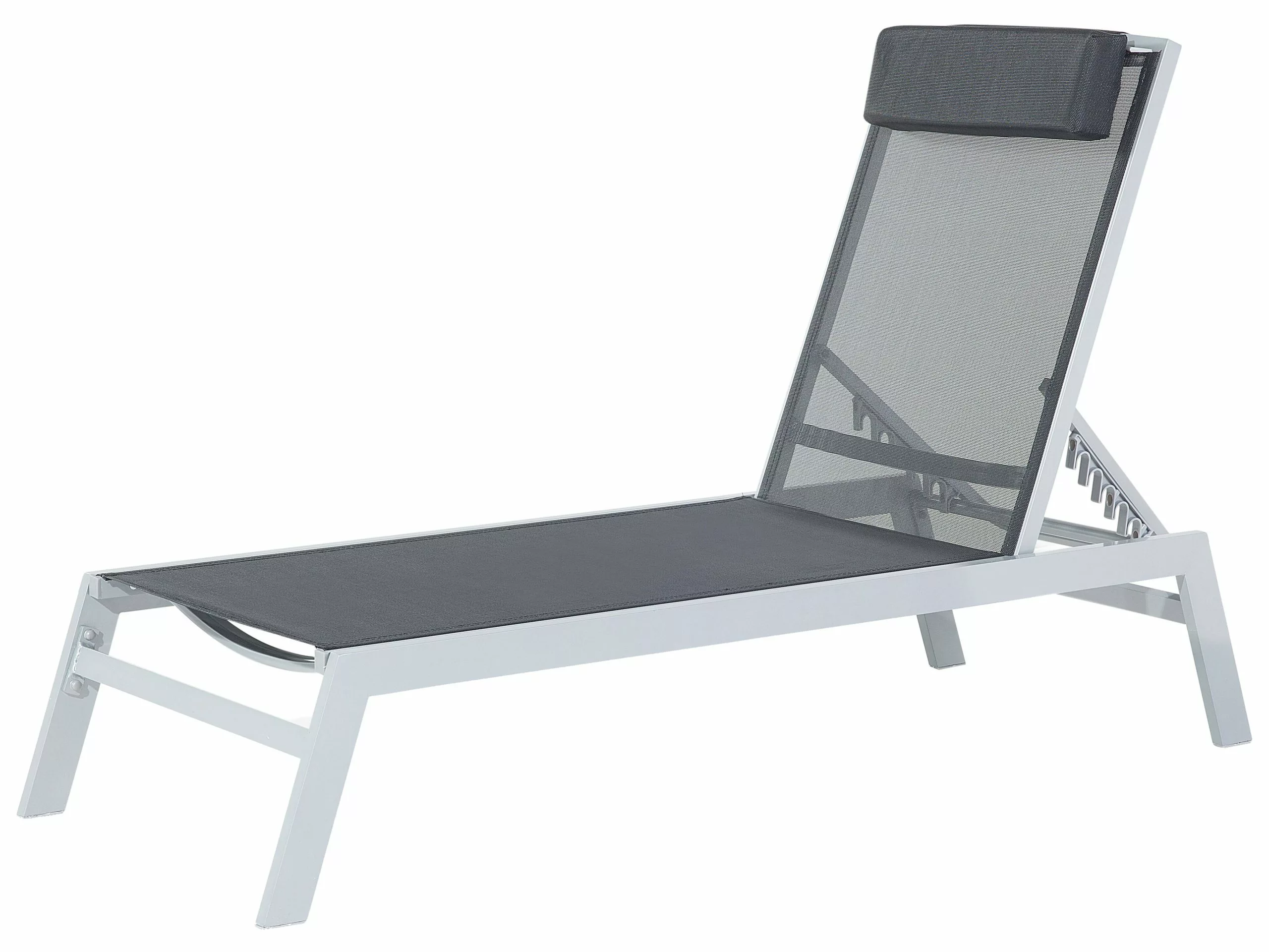 Beliani Musta Alumiininen Aurinkotuoli CATANIA II - Image 6