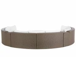 Beliani Vaaleanruskea Sohvasetti Puutarhaan SEVERO -Beliani-myymälä undef src sa picid 678765 type whitesh image 1