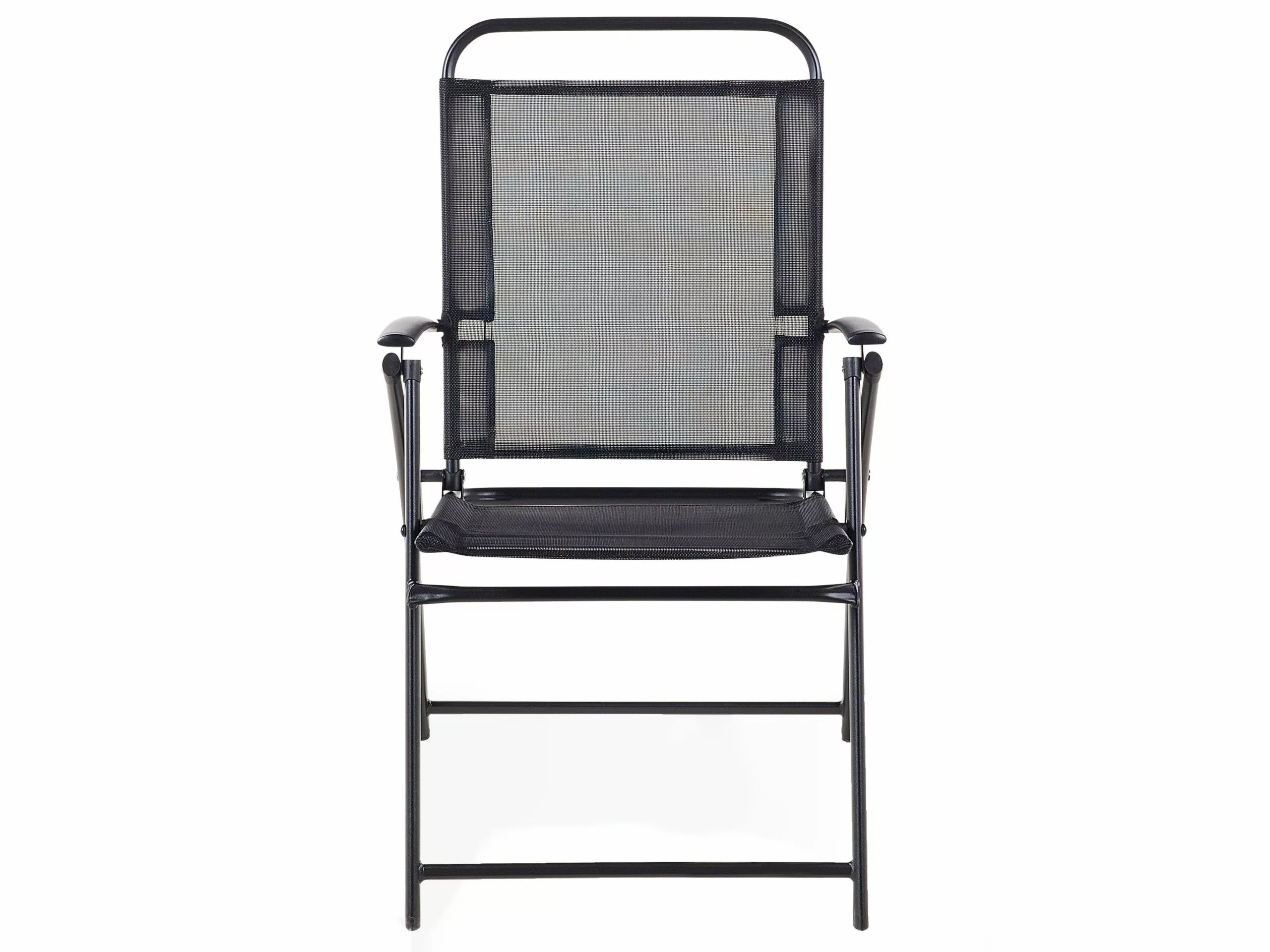 Beliani 6-istuttava Ulkoruokailuryhmä Teräs Musta LIVO - Image 10