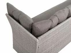 Beliani 8-istuttava Ulkosohvaryhmä Polyrottinki Harmaa VITERBRO -Beliani-myymälä undef src sa picid 704748 type whitesh image