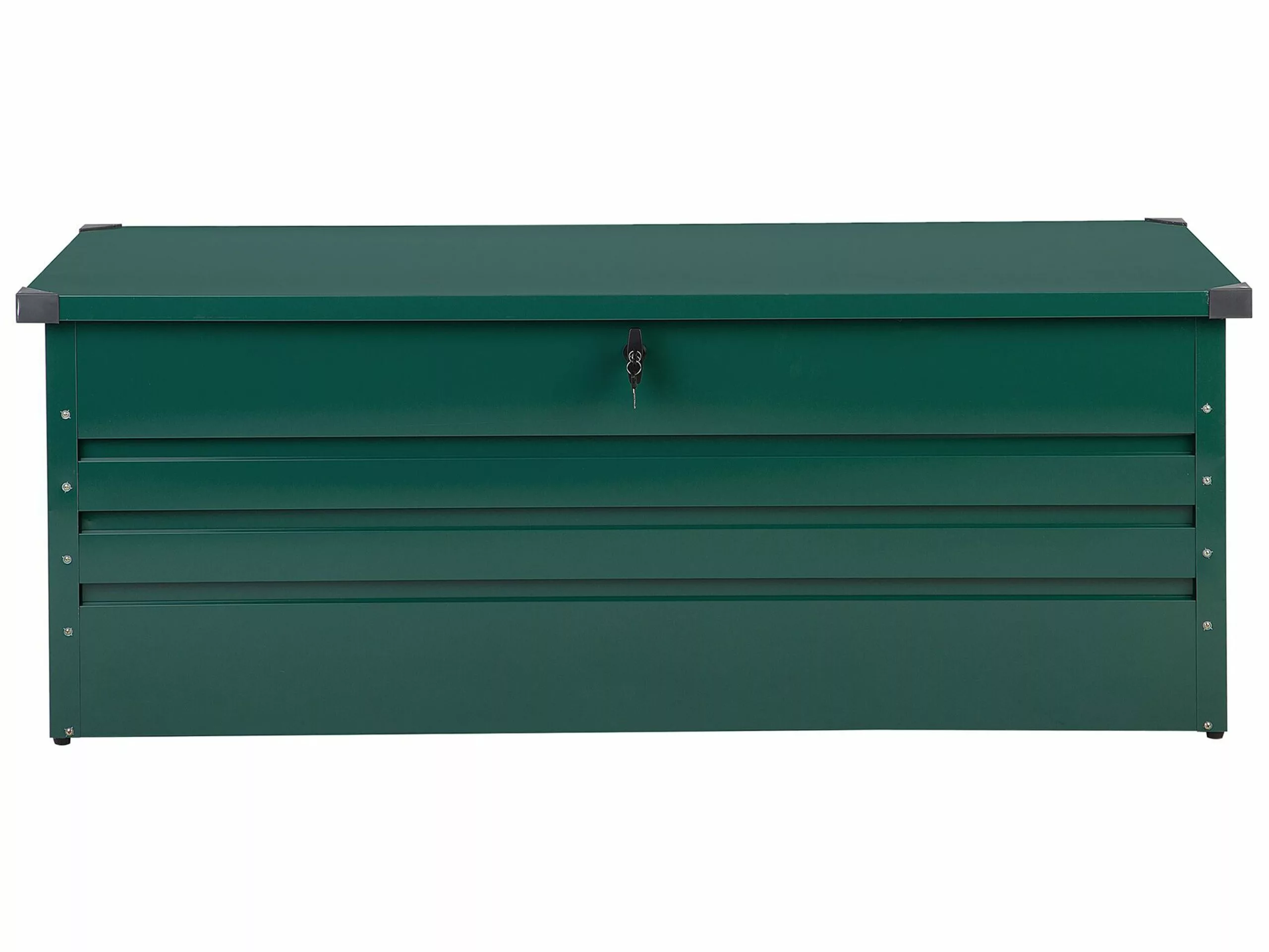 Beliani Pehmustelaatikko Teräksinen Tummanvihreä 165x70 Cm CEBROSA - Image 7