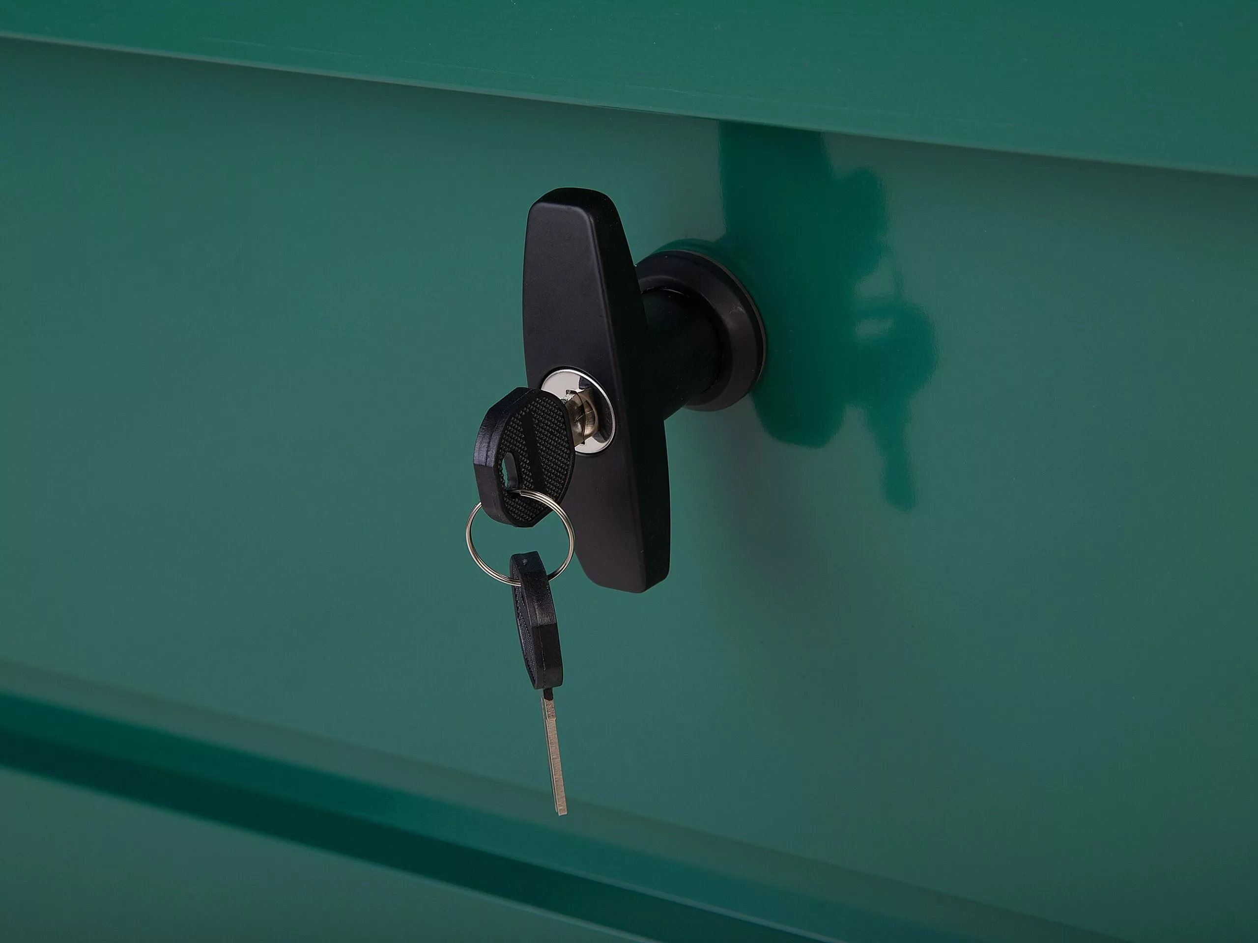 Beliani Pehmustelaatikko Teräksinen Tummanvihreä 165x70 Cm CEBROSA - Image 9