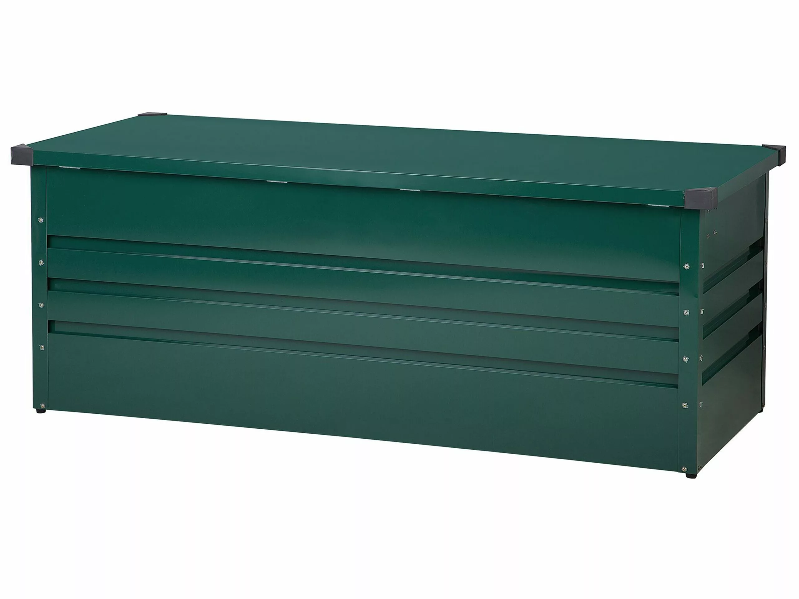 Beliani Pehmustelaatikko Teräksinen Tummanvihreä 165x70 Cm CEBROSA - Image 4