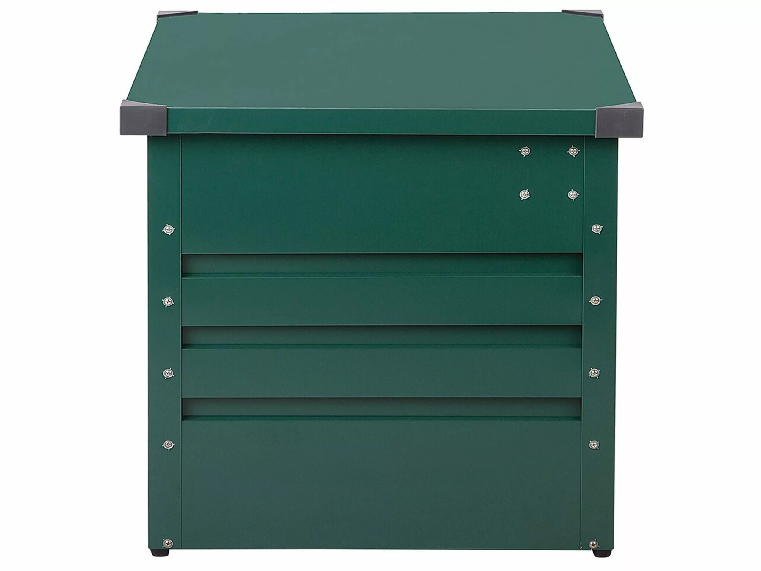 Beliani Pehmustelaatikko Teräksinen Tummanvihreä 165x70 Cm CEBROSA - Image 5