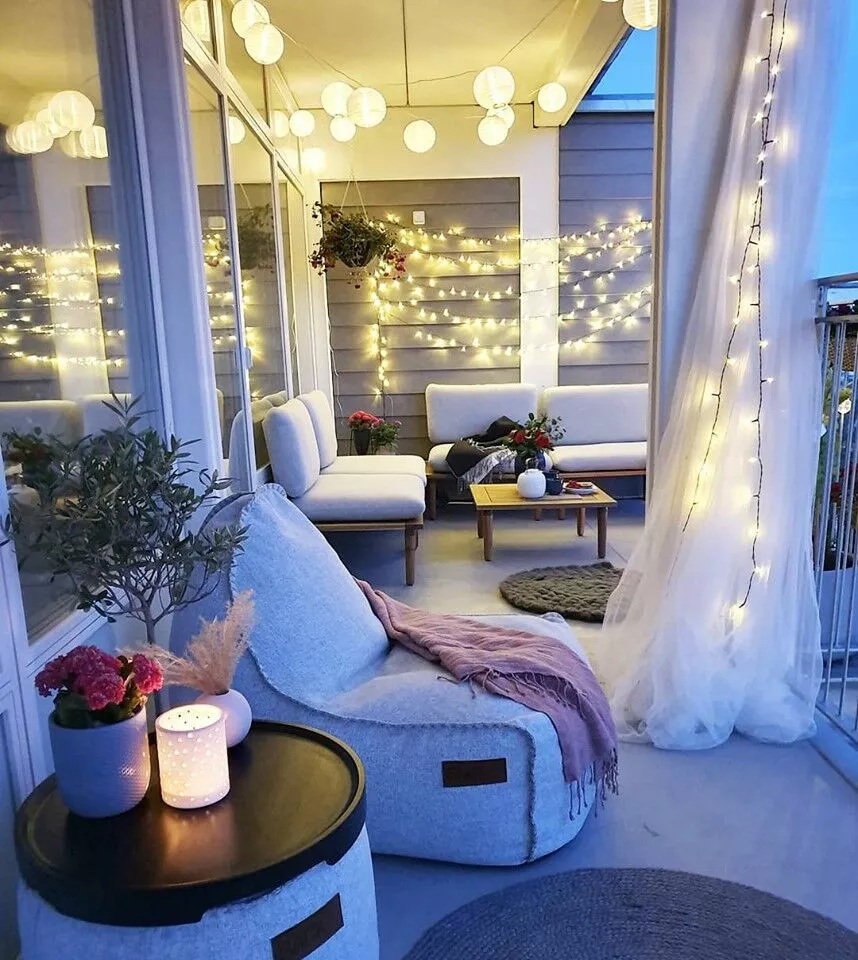 Beliani 4-istuttava Ulkosohvaryhmä Akasiapuu Harmaa FRASCATI - Image 4