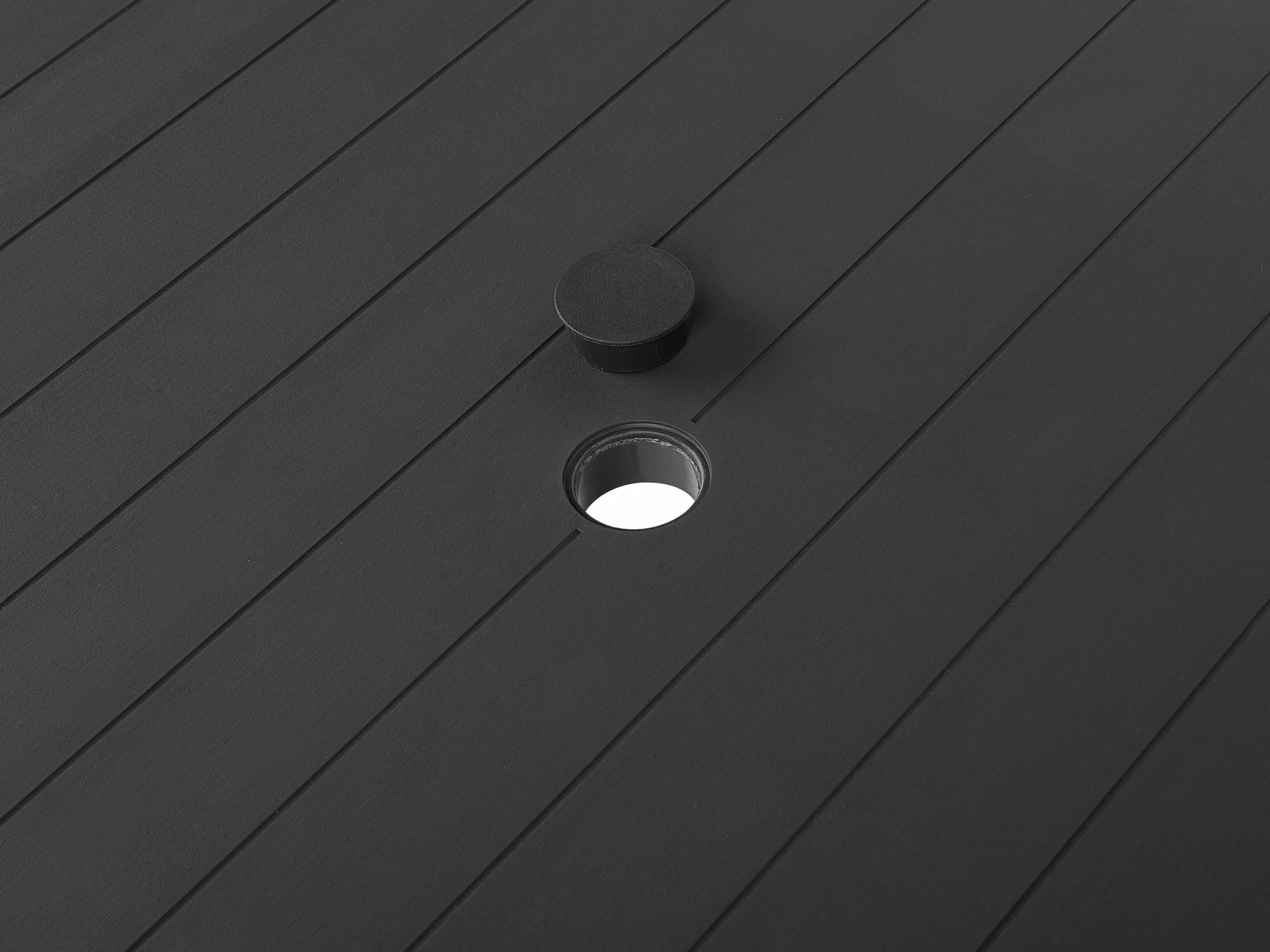 Beliani Puutarhapöytä 80 X 80 Cm Grafiitinharmaa FOSSANO - Image 5