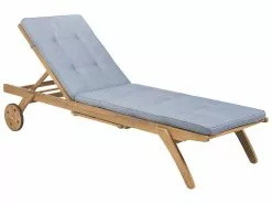 Beliani Aurinkotuoli Sinisellä Pehmusteella CESANA