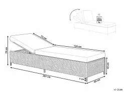 Beliani Aurinkotuoli Valkoinen TURIN II 19 Beliani Aurinkotuoli Valkoinen TURIN II -Beliani-myymälä undef src sa picid 760911 type whitesh image