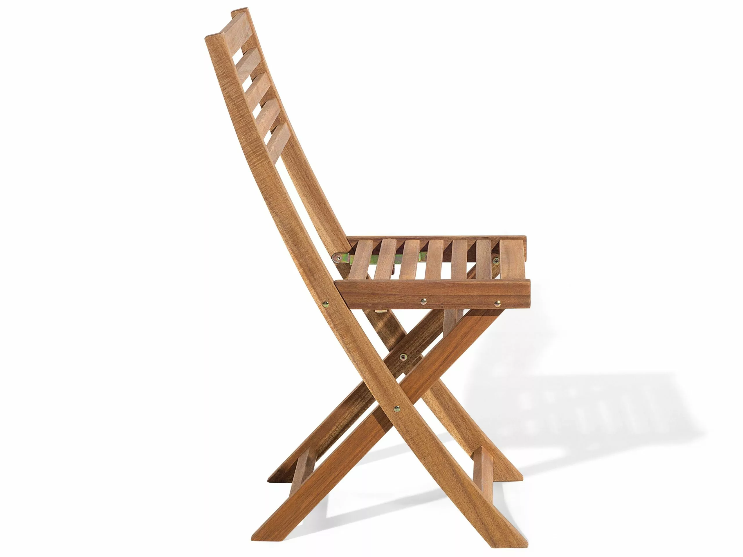 Beliani 2-istuttava Bistrosetti Akasiapuu Vaalea Puu/mintunvihreä FIJI - Image 9