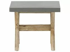 Beliani Kuitusementti Puutarhasetti 6 Jakkaralla Harmaa OLBIA -Beliani-myymälä undef src sa picid 771463 type whitesh image