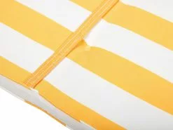 Beliani Aurinkotuoli Pehmusteilla Keltavalkoinen CESANA -Beliani-myymälä undef src sa picid 774994 type whitesh image