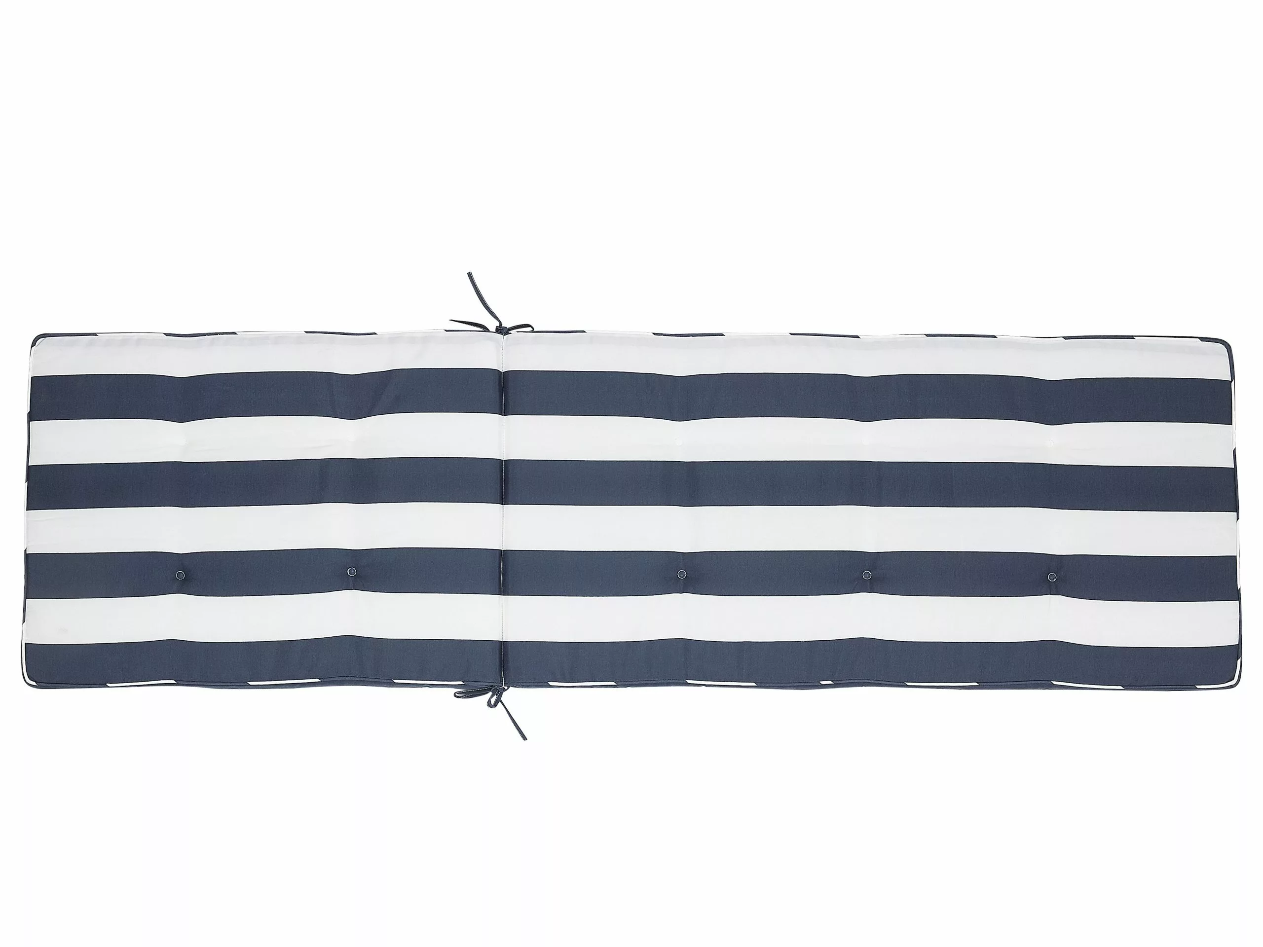 Beliani Aurinkotuoli Pehmusteilla Sinivalkoinen CESANA 7 Beliani Aurinkotuoli Pehmusteilla Sinivalkoinen CESANA - Image 5