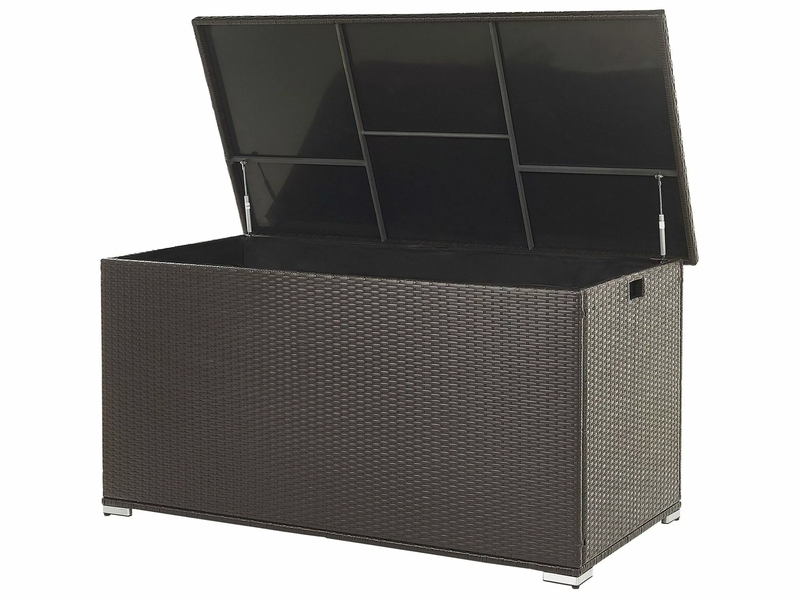 Beliani Rottinkinen Säilytyslaatikko Ruskea 770l MODENA