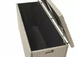 Beliani Ulkosäilytyslaatikko Polyrottinki Ruskeanharmaa 290L MODENA -Beliani-myymälä undef src sa picid 776505 type whitesh image