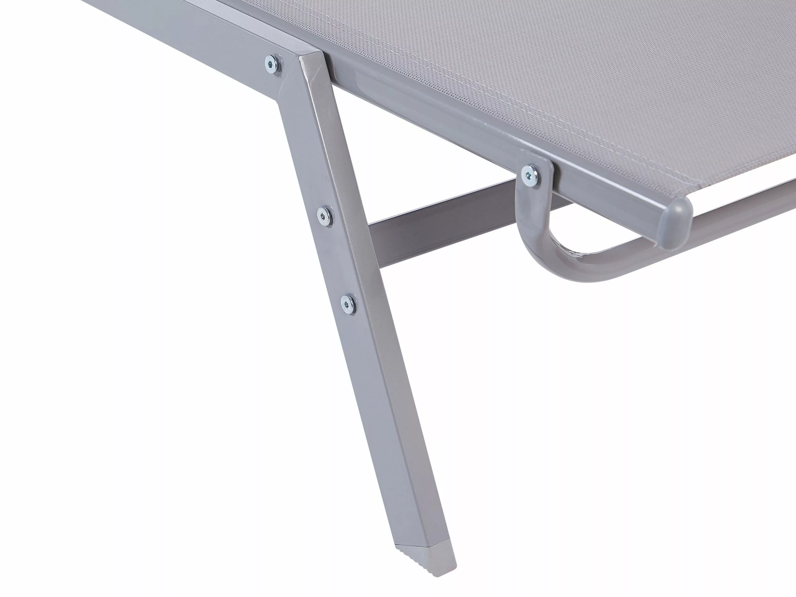 Beliani Aurinkotuoli Harmaa Teräs NOLI - Image 7