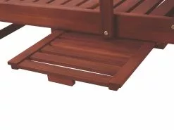 Beliani Puinen Aurinkotuoli Tummanpunaisella Pehmusteella TOSCANA -Beliani-myymälä undef src sa picid 784129 type whitesh image