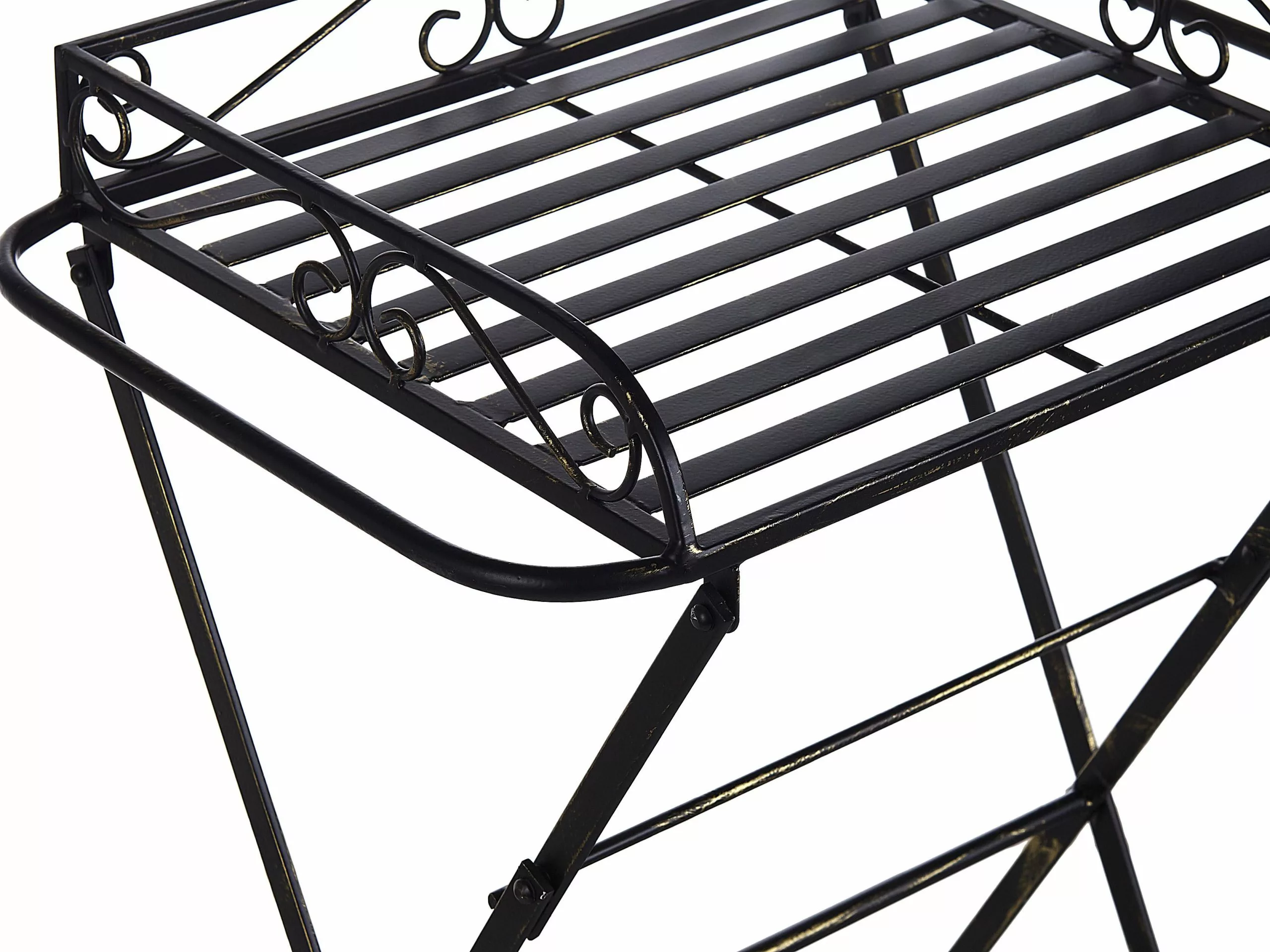 Beliani Sivupöytä Rauta Musta ANCUD - Image 6