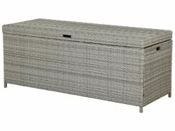 Beliani Ulkosäilytyslaatikko Polyrottinki Harmaa 520L MODENA -Beliani-myymälä undef src sa picid 796131 type whitesh image