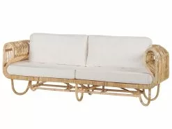 Beliani 4-istuttava Ulkosohvaryhmä Rottinki Luonnonväri DOLCEDO -Beliani-myymälä undef src sa picid 796871 type whitesh image