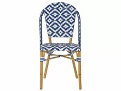 Beliani Puutarhatuolit 4kpl Setti Sinivalkoinen RIFREDDO -Beliani-myymälä undef src sa picid 798750 type whitesh image