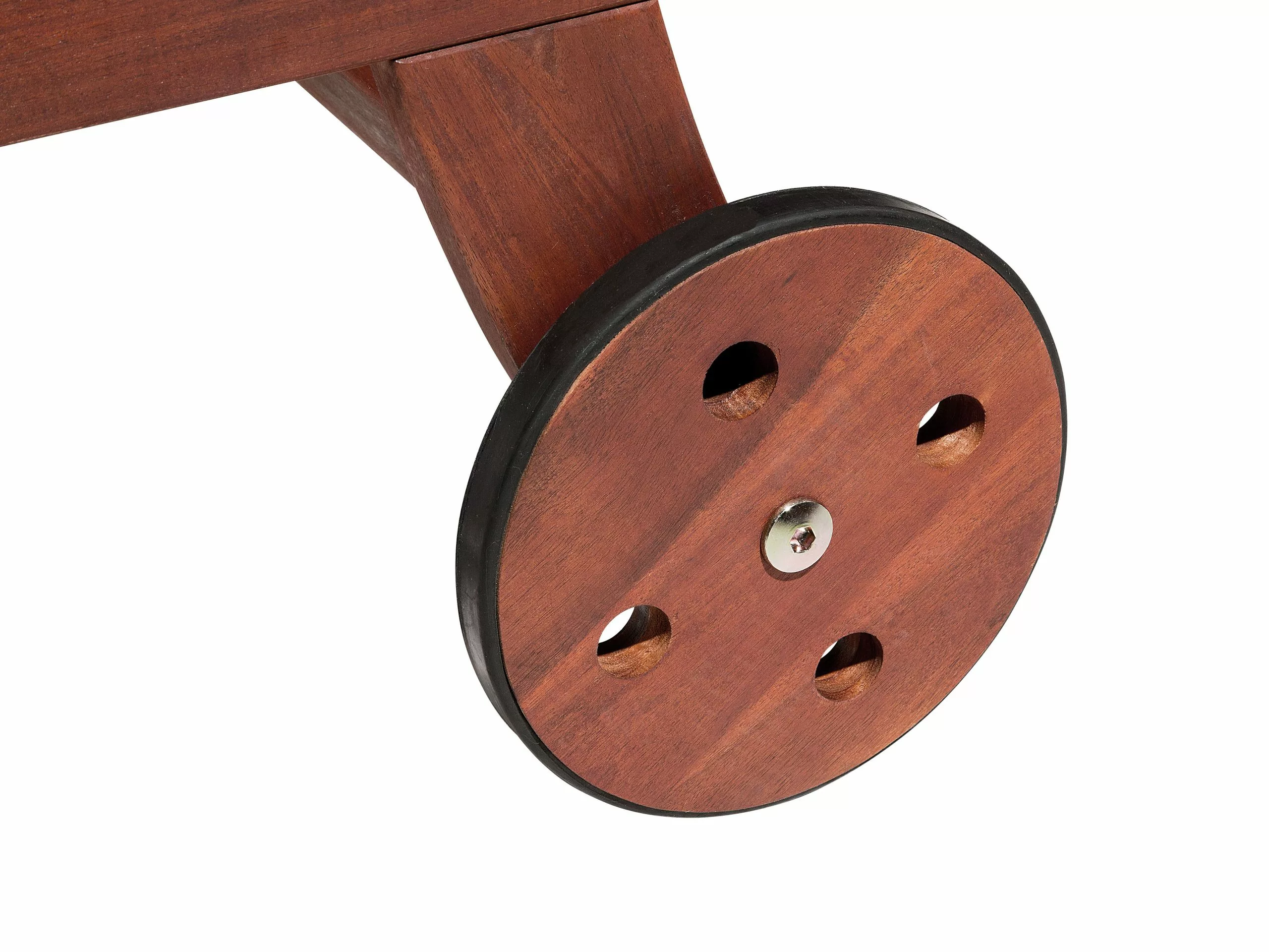 Beliani Puinen Aurinkotuoli Sinisellä Pehmusteella TOSCANA - Image 9