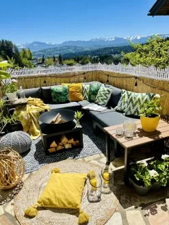 Beliani Ulkosohvaryhmä Mustaharmaa MESSINA -Beliani-myymälä undef src sa picid 803115 type whitesh image 1