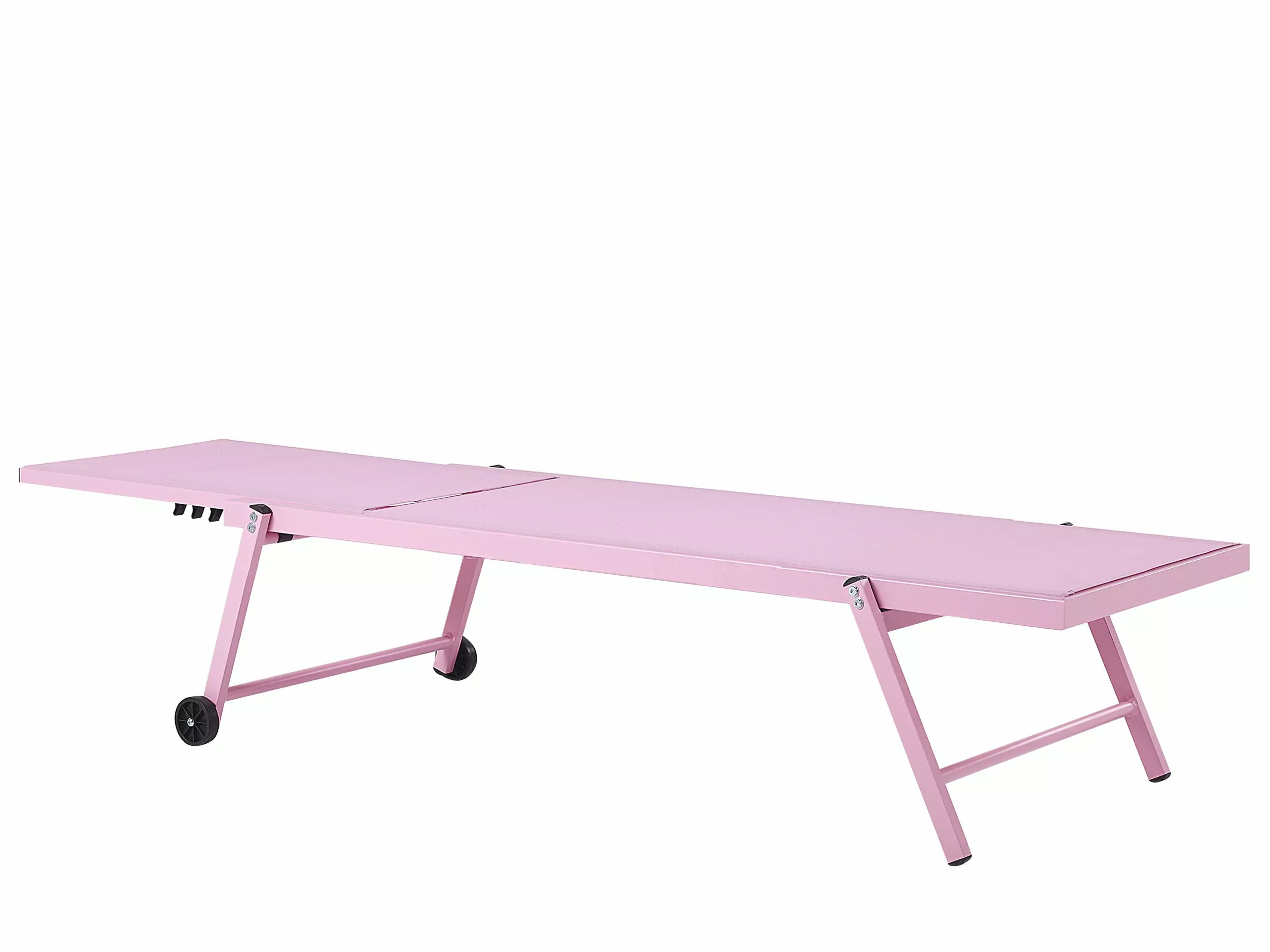 Beliani Aurinkotuoli Metallinen Vaaleanpunainen PORTOFINO - Image 6