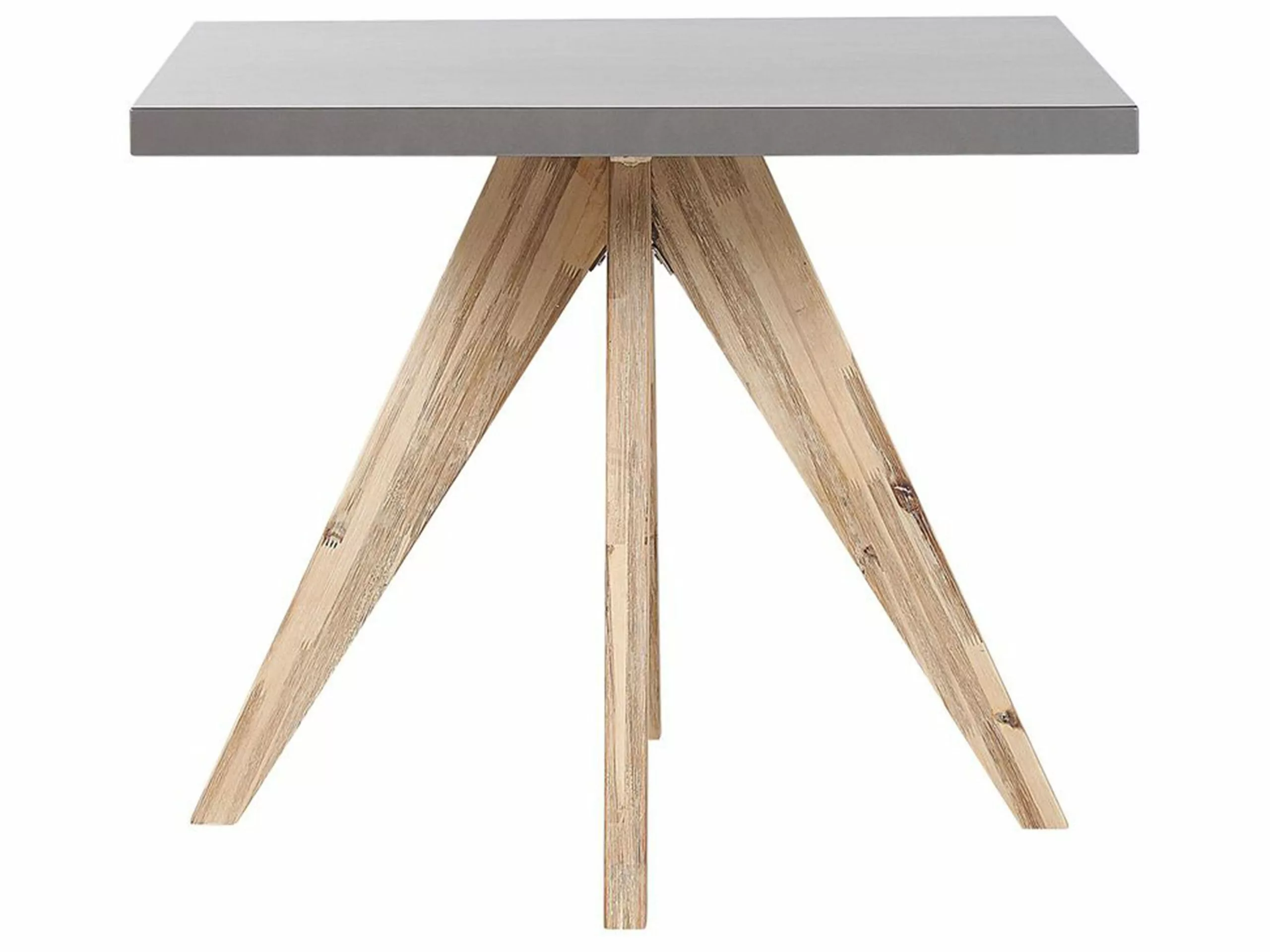 Beliani Puutarhapöytä Kuitusementti Harmaa 90 X 90 Cm OLBIA - Image 4