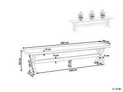 Beliani Kuitusementti Ulkopenkki Harmaa OLBIA -Beliani-myymälä undef src sa picid 807851 type whitesh image