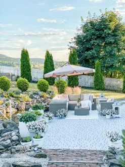 Beliani 6-istuttava Ulkosohvaryhmä Polyrottinki Vasenk. Ruskeanharmaa CONTARE -Beliani-myymälä undef src sa picid 810539 type whitesh image 2