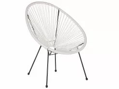 Beliani Parvekekalustesetti Valkoinen ACAPULCO II 20 Beliani Parvekekalustesetti Valkoinen ACAPULCO II -Beliani-myymälä undef src sa picid 811585 type whitesh image