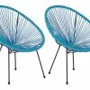 Beliani Narutuoli Polyrottinki Sininen 2 Kpl ACAPULCO II