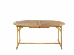 Beliani Puutarhapöytä Jatkettava Vaalea Akasiapuu 160/220 X 100 Cm MAUI 17 Beliani Puutarhapöytä Jatkettava Vaalea Akasiapuu 160/220 X 100 Cm MAUI -Beliani-myymälä undef src sa picid 814489 type whitesh image