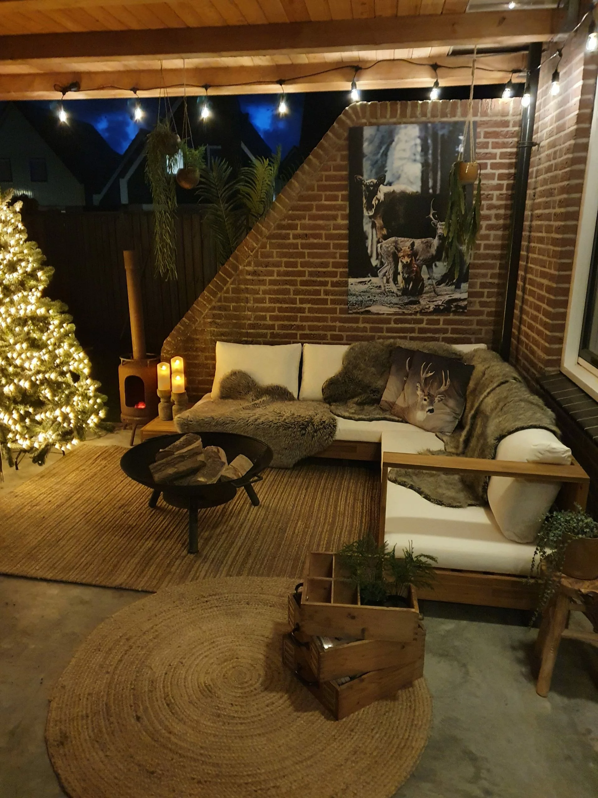 Beliani 5-istuttava Ulkosohvaryhmä Akasiapuu Vasenk. Valkoinen MARETTIMO - Image 5