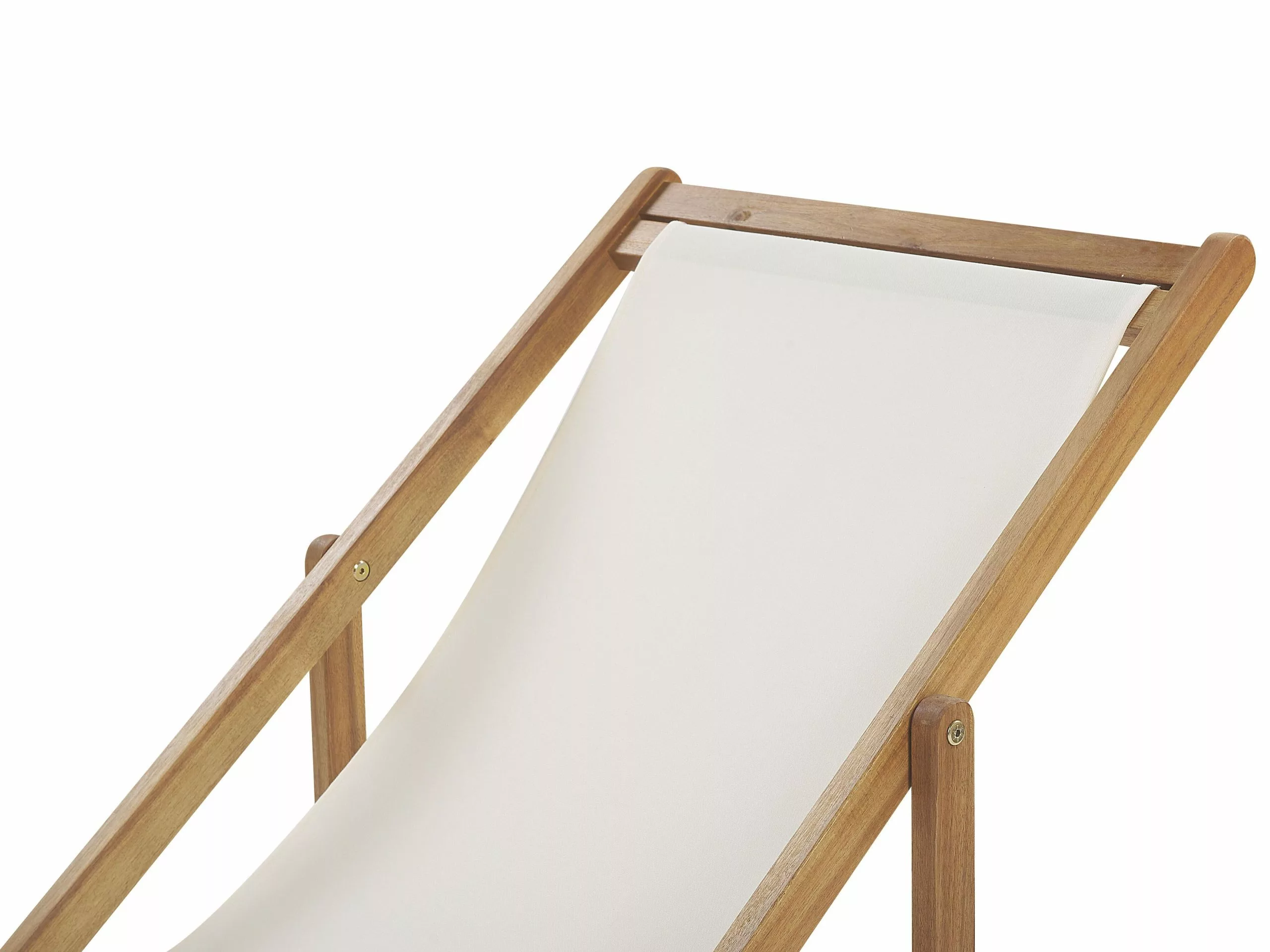 Beliani Vaalea Akaasiapuinen Aurinkotuoli Pelikaanikuvioisella Kankaalla 2 Kpl ANZIO - Image 7