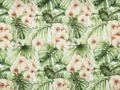 Beliani Tumma Akaasiapuinen Aurinkotuoli Monivärisellä Lehtikukkakuviokankaalla 2 Kpl ANZIO -Beliani-myymälä undef src sa picid 819853 type whitesh image