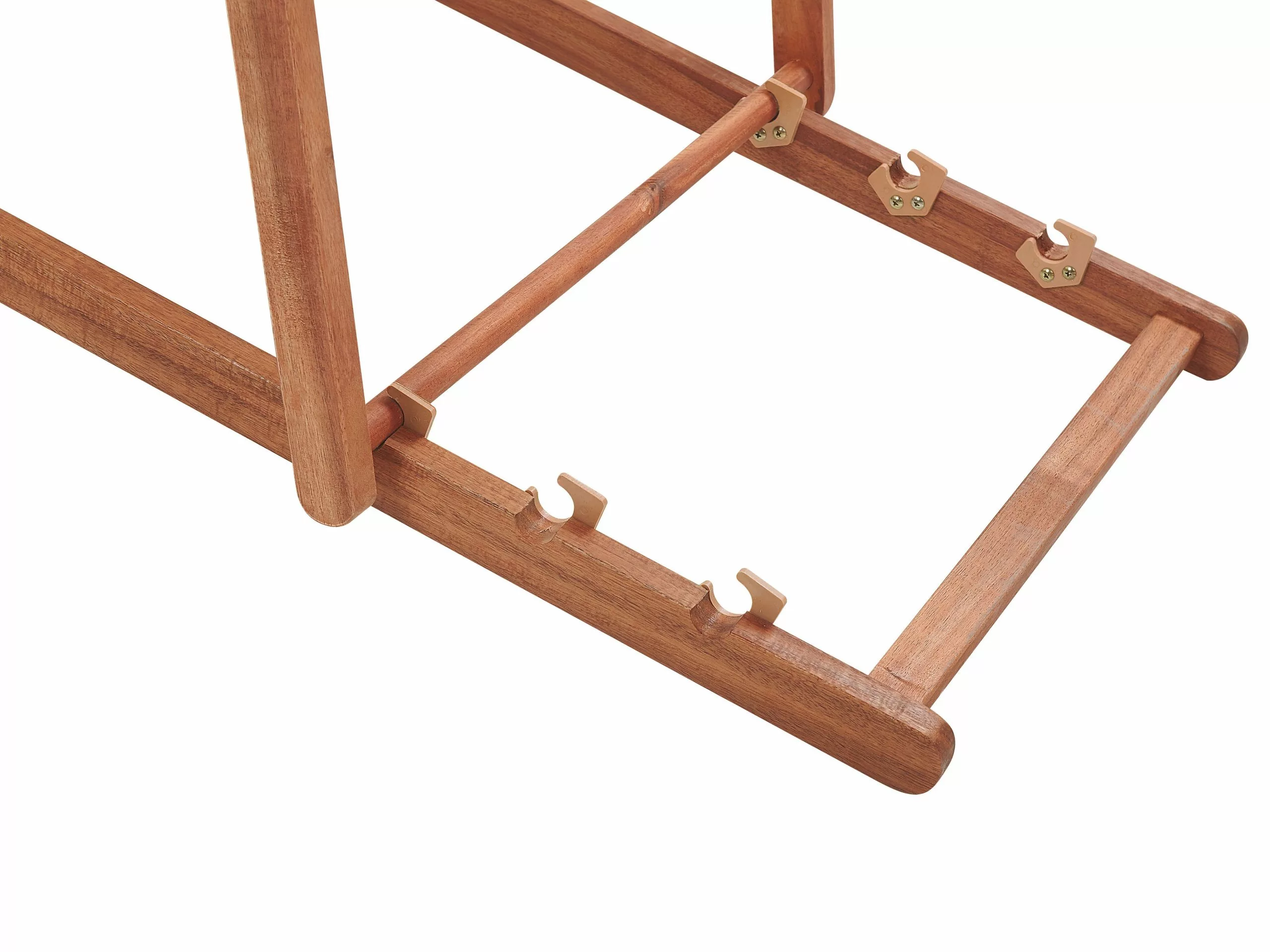 Beliani Tumma Akaasiapuinen Aurinkotuoli Pelikaanikuvioisella Kankaalla 2 Kpl ANZIO - Image 7