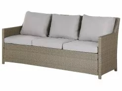 Beliani 5-istuttava Ulkosohvaryhmä Polyrottinki Harmaanruskea FONTI 16 Beliani 5-istuttava Ulkosohvaryhmä Polyrottinki Harmaanruskea FONTI -Beliani-myymälä undef src sa picid 820254 type whitesh image