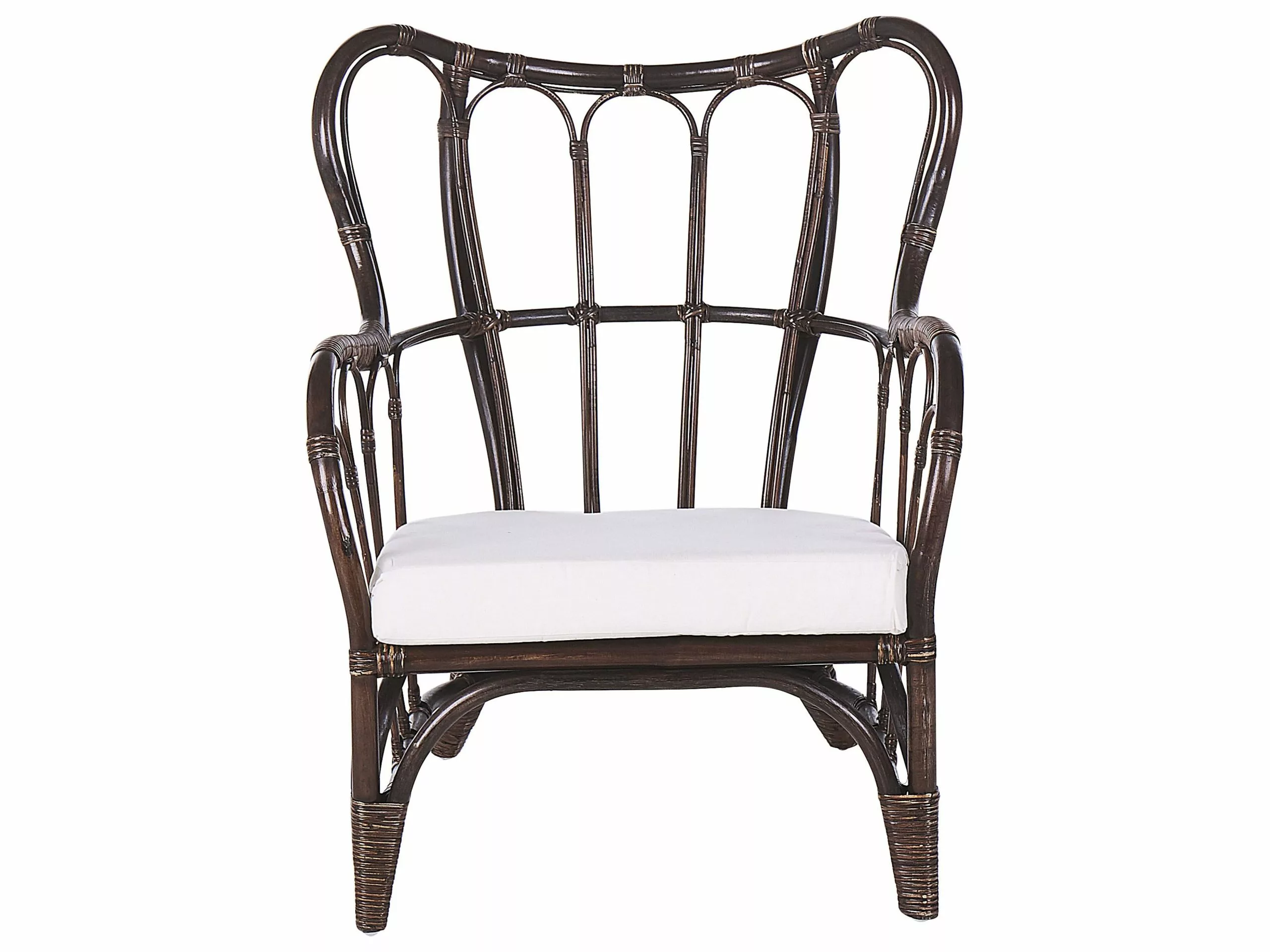 Beliani 4-istuttava Ulkosohvaryhmä Rottinki Tummanruskea BRINDISI - Image 9