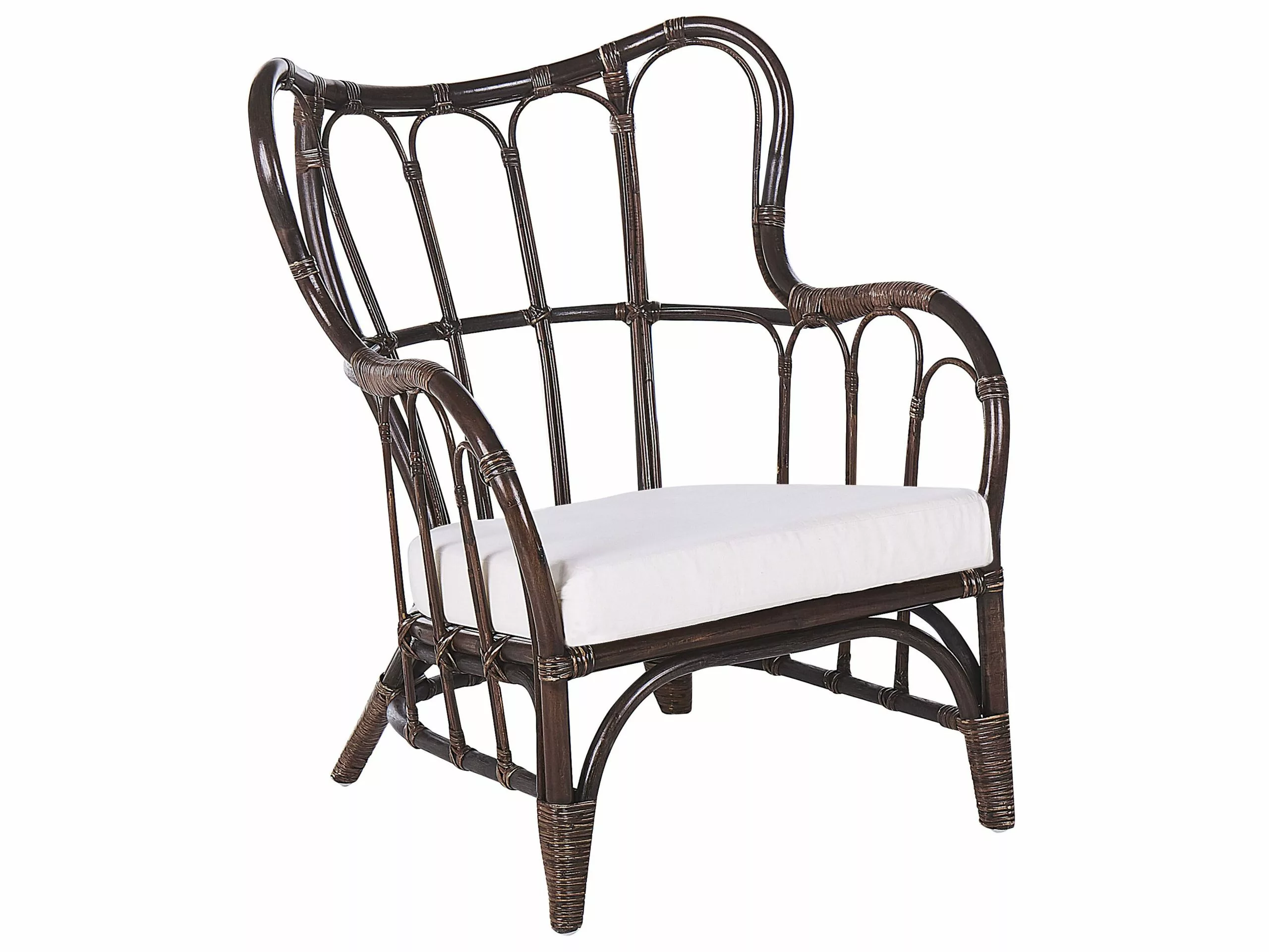 Beliani 4-istuttava Ulkosohvaryhmä Rottinki Tummanruskea BRINDISI - Image 10