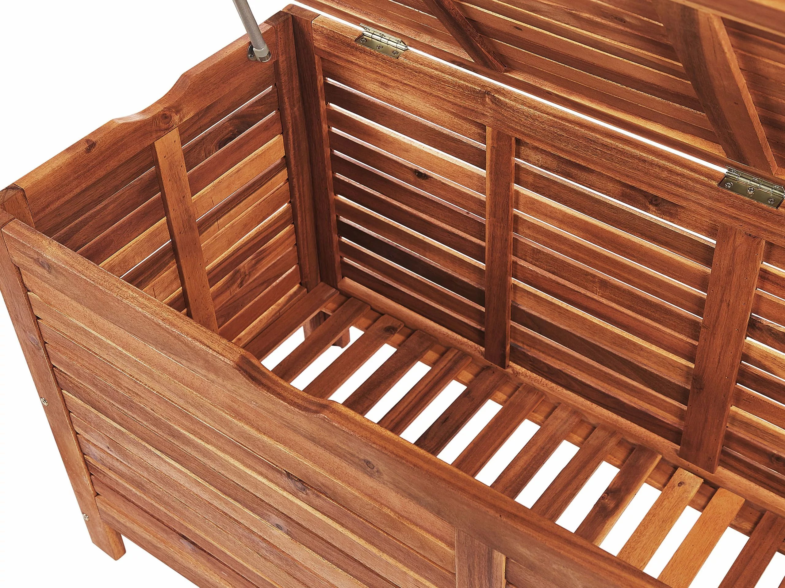 Beliani Ulkosäilytyslaatikko Tumma Akasiapuu 150L RIVIERA 10 Beliani Ulkosäilytyslaatikko Tumma Akasiapuu 150L RIVIERA - Image 8