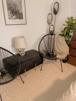 Beliani Narutuoli Polyrottinki Musta ACAPULCO II -Beliani-myymälä undef src sa picid 824425 type whitesh image