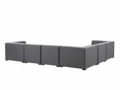 Beliani 7-istuttava Ulkosohva Kangas Oikeak. Harmaa AREZZO -Beliani-myymälä undef src sa picid 825162 type whitesh image