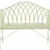 Beliani Vaaleanvihreä Rautainen Puutarhapenkki 130 Cm MILAZZO -Beliani-myymälä undef src sa picid 825346 type whitesh image